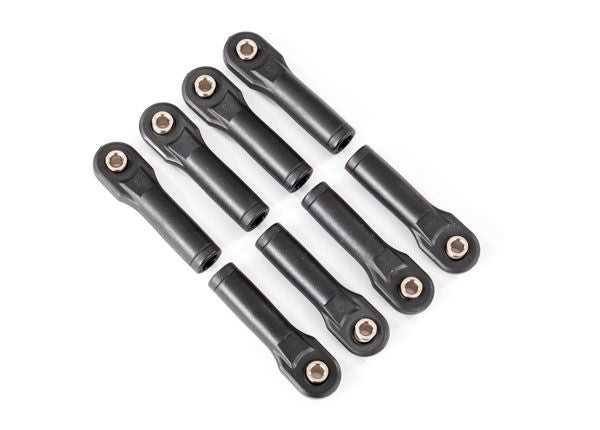 Traxxas Rod ends, heavy duty (push rod) (8) (assembled with hollow balls) (replacement ends for #8619, 8619G, 8619R, 8619X)