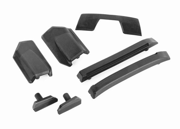 Traxxas Body reinforcement set, black/ skid pads (roof)