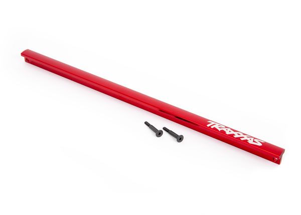 Traxxas Chassis brace (T-Bar), 6061-T6 aluminum (red-anodized)