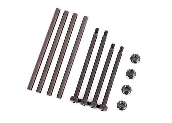 Traxxas Suspension pin set, front & rear (hardened steel)