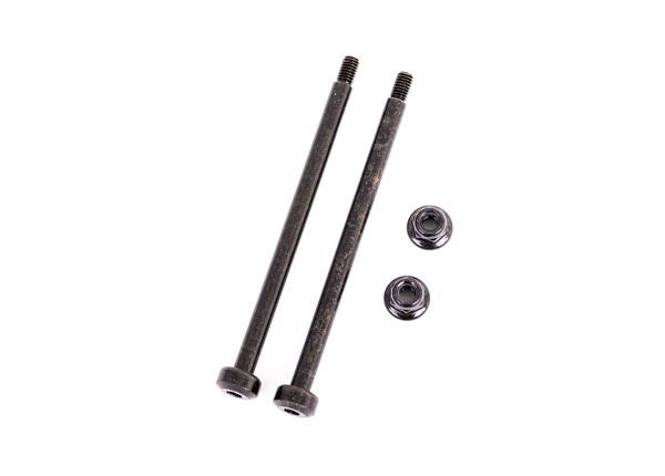 Traxxas Suspension pins, outer, rear, 3.5x56.7mm (hardened steel) (2)/ M3x0.5mm NL, flanged (2)