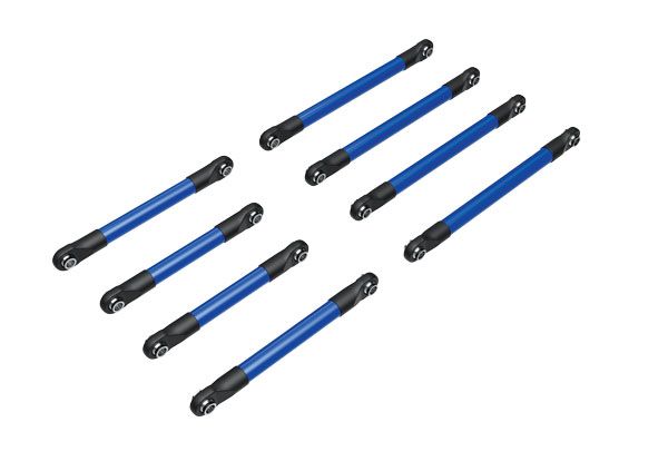 Traxxas Suspension Link Set, 6061-T6 Aluminum (Blue-Anodized) (Includes 5X53mm Front Lower Links (2), 5X46mm Front Upper Links (2), 5X68mm Rear Lower Or Upper Links (4))