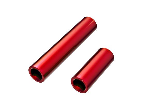 Traxxas Driveshafts, Center, Female, 6061-T6 Aluminum (Red-Anodized) (Front & Rear) (For Use With TRA9751A Or 9751X Metal Center Driveshafts)