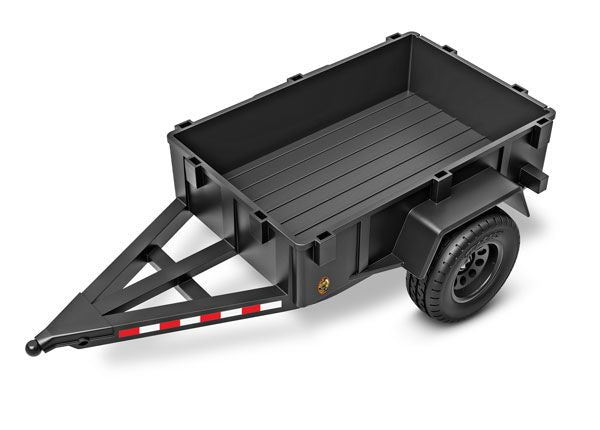 Traxxas Utility Trailer, 1/18, includes hitch, installation hardware, and shock pre-load spacers