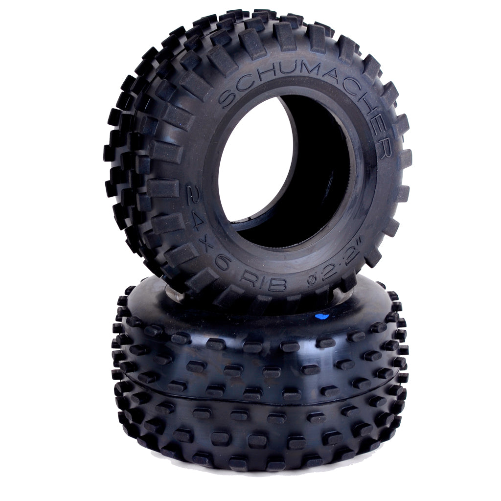Schumacher Stagger Rib - Yellow - Truck Tires (pr)