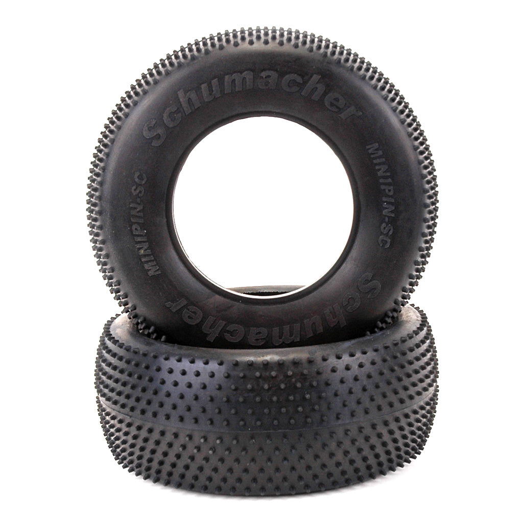 Schumacher Short Course Tyre - Mini Pin - Yellow (pr)