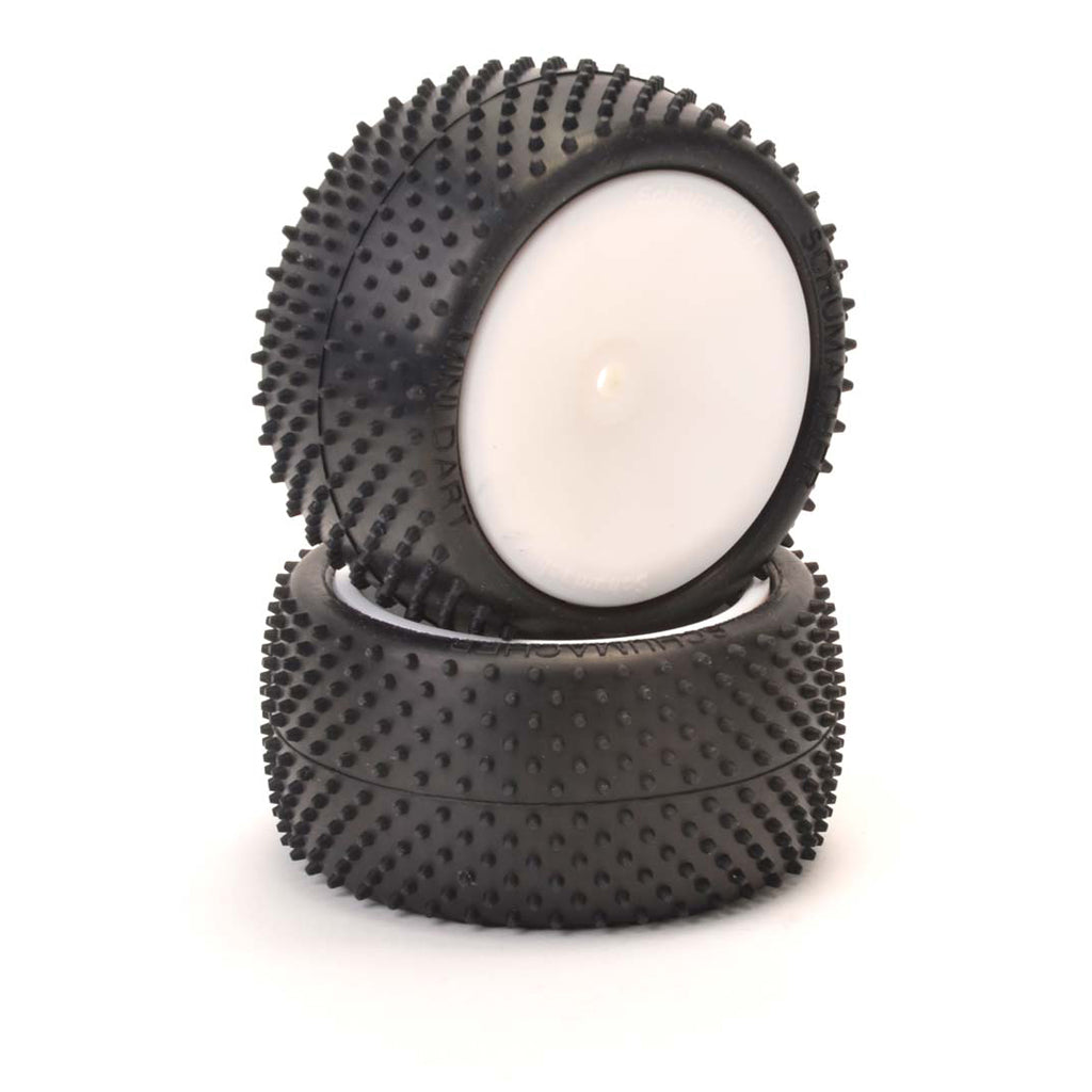 Schumacher Mini Dart 1/10 - Rear - Pre-Glued-Yellow (pr)