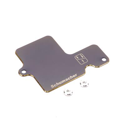 Schumacher BRASS ESC TRAY - L1R