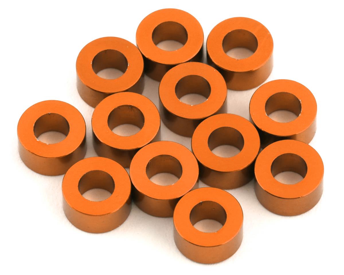 V-Force Designs 3x6x3.0mm Ball Stud Shims (Orange) (12)