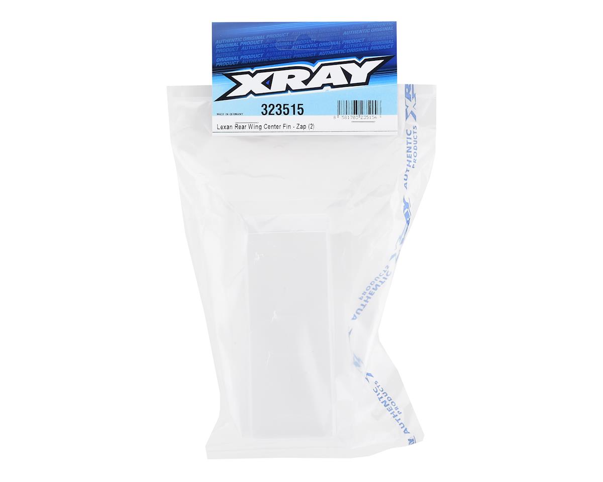XRAY Lexan Rear Wing Center Fin (Zap) (2)