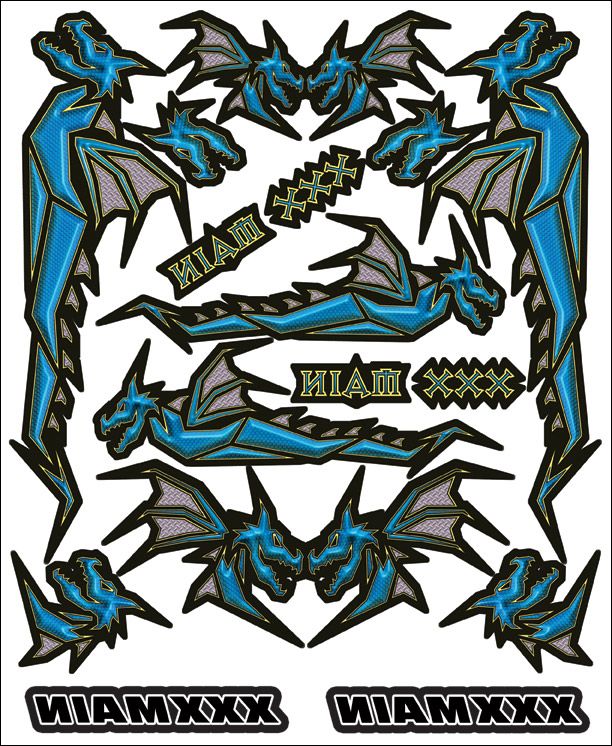 XXX Main Racing Dragon's Wrath Internal Graphic – Xtreme RC & Raceways