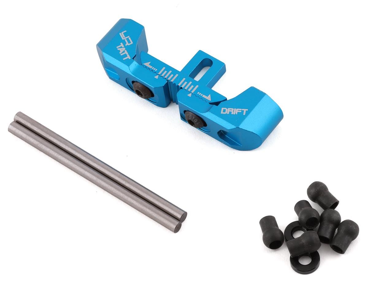 Yeah Racing Tamiya TT-02 RWD Aluminum Adjustable Rear Lower Suspension Arm Mount (Blue)