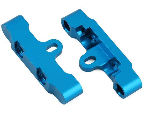 Yeah Racing Tamiya TT-02 Aluminum Front & Rear Lower Suspension Arm Mounts (Blue) (2)